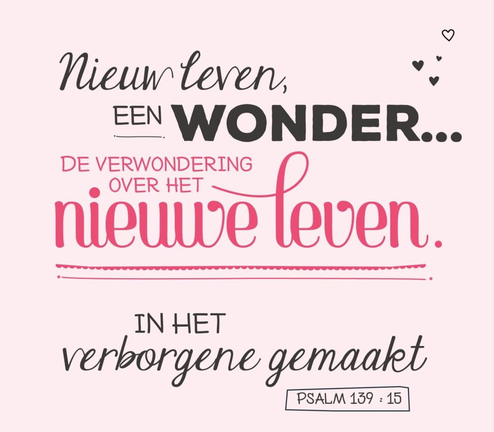 Nieuw leven een wonder - psalm 139